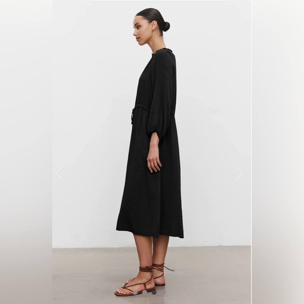 ✨VELVET by Graham & Spencer✨Audrey Cotton Gauze Dress - Picture 2 of 8
